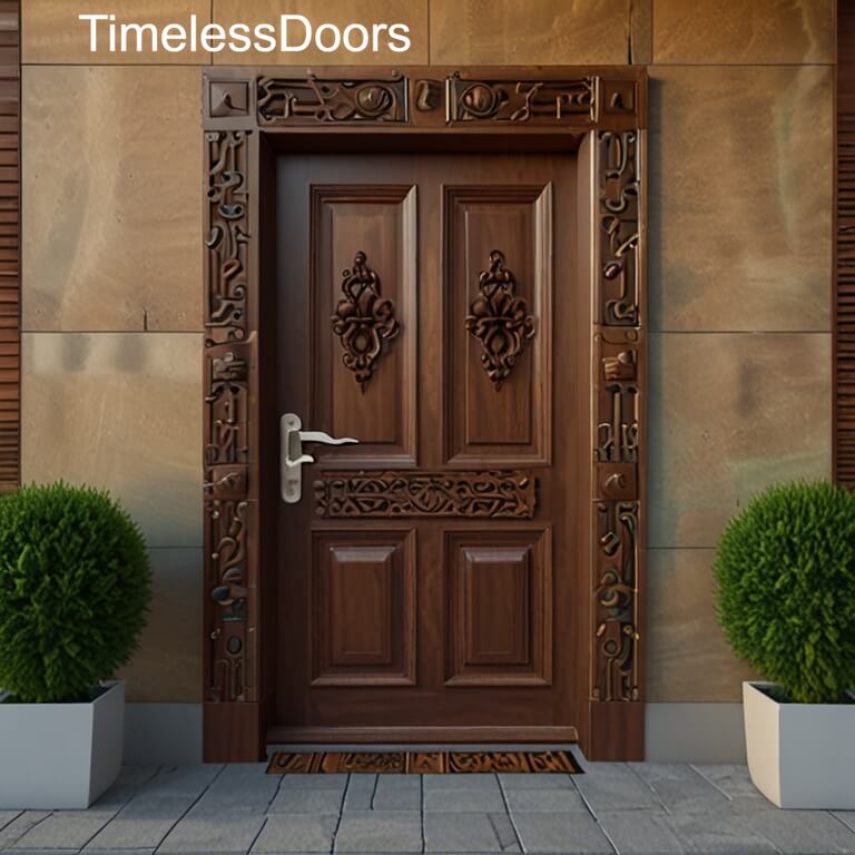 Elegant Wooden Door